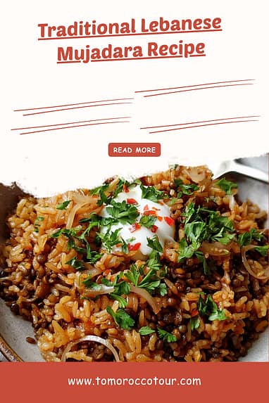 Traditional Lebanese Mujadara Recipe Traditional Lebanese Mujadara Recipe