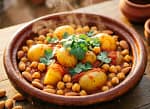 Moroccan Potato & Chickpea Tagine