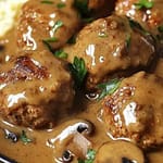 Creamy Mushroom Meatballs Recipe